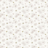 Clothworks Daisy Field - Floral Sketch Cream (Sold By 1/2 Meter)